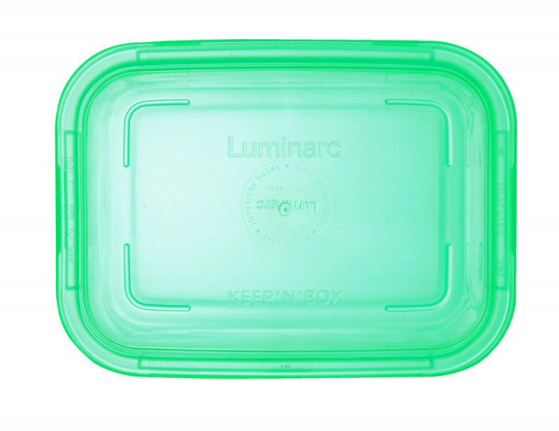 Boîte avec couvercle hermétique rectangulaire transparent verre trempé 17,9 cm Keep'n Box Luminarc