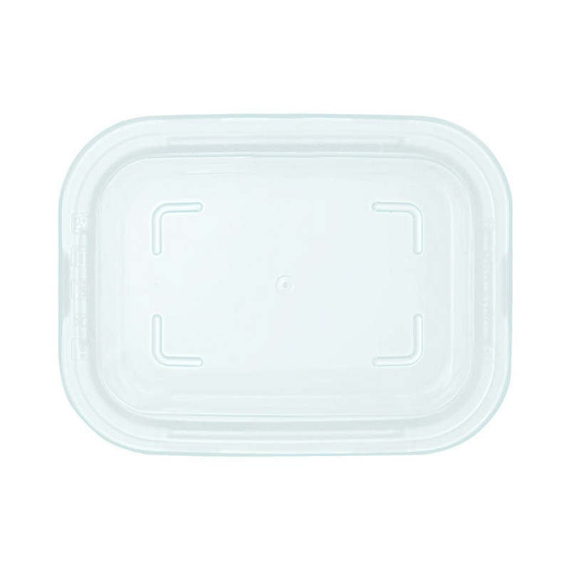 Couvercle p/boite 38cl rectangulaire transparent polypropylène (pp) 14,6 cm Food Box Arcoroc