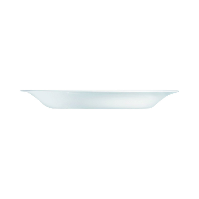 Assiette creuse rond blanc verre opal Ø 22,5 cm Nova Aquitania Arcoroc
