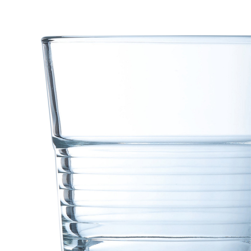 Gobelet forme basse verre trempé 25 cl Spirale Arcoroc