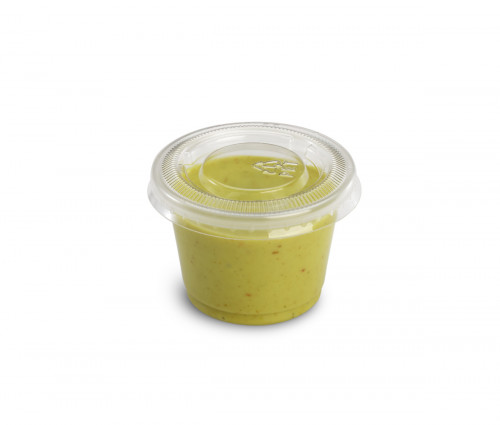 Pot à sauce jetable transparent Ø 4,4 cm 3,1 cm 3 cl Alphaform (100 pièces)