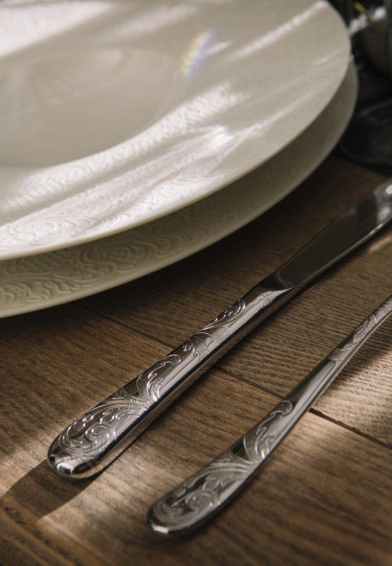 Fourchette de table inox 18/10 20,1x1,78 cm Aquatic Couture Degrenne