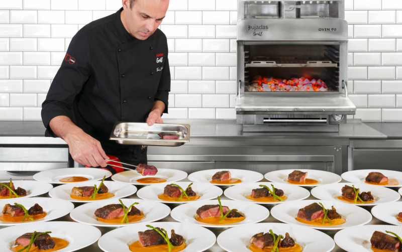 Four à braise rouge Oven90 Pujadas