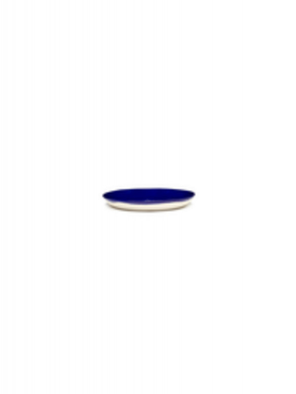 Assiette plate rond lapis lazuli artichaut blanc grès émaillé Ø 16 cm Feast By Ottolenghi Serax