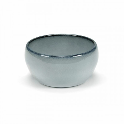 Bol rond bleu grès émaillé Ø 9 cm Pure Blue Serax