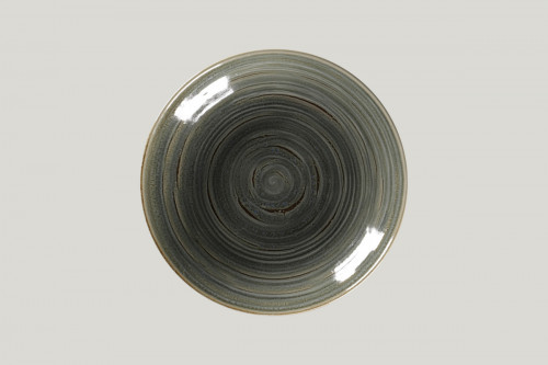 Assiette coupe creuse rond Peridot porcelaine vitrifiée Ø 26 cm Rakstone Spot Rak
