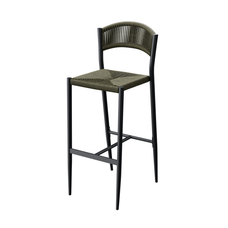 Tabouret de bar olive 104x46x58 cm Breda