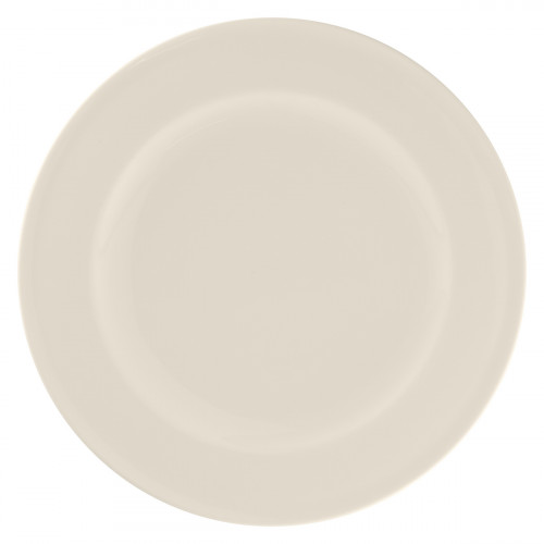 Assiette plate rond blanc porcelaine bone china Ø 23,1 cm Bravura Rak