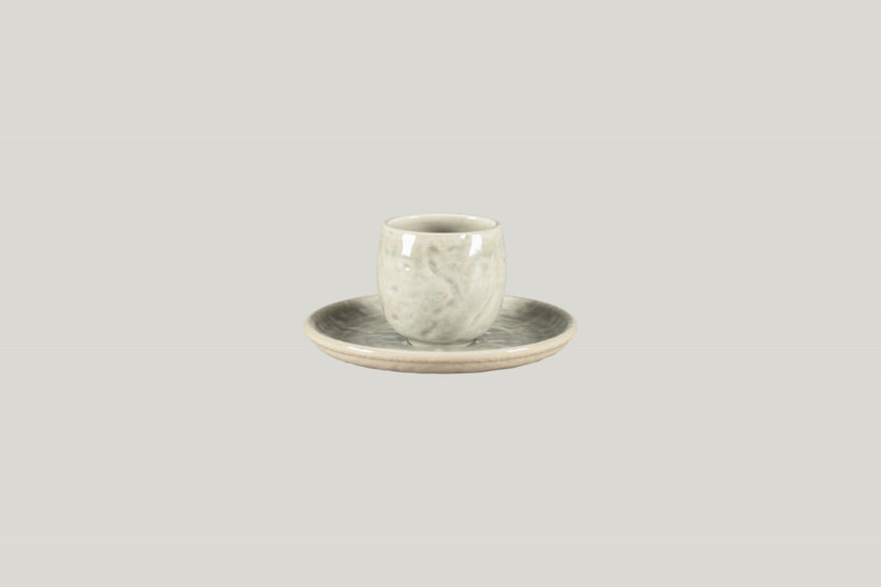 Tasse à espresso céladon porcelaine Krush Rak