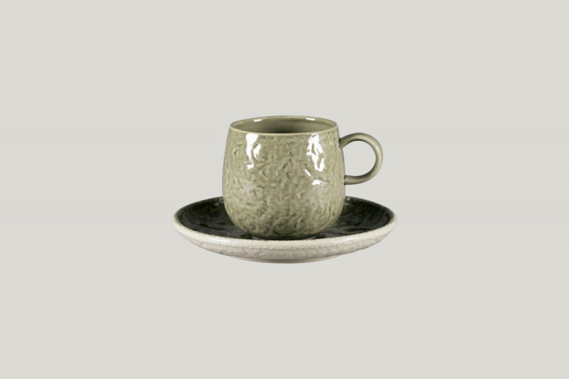 Mug rond steel porcelaine 33 cl Ø 9 cm Krush Rak