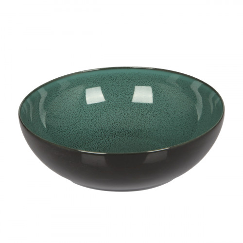 Bowl vert émeraude en porcelaine Ø 21 cm 7,2 cm Seagreen Velvet Astera