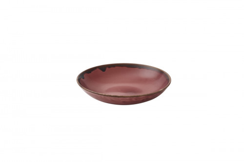 Assiette coupe creuse rond prune porcelaine vitrifiée Ø 24,8 cm Harvest Dudson