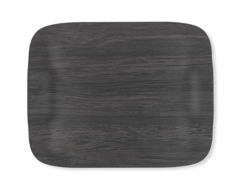 Plateau bois Cèdre foncé 46x36 cm Papillon Platex