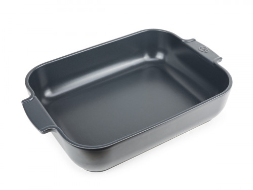 Plat à four rectangulaire ardoise en porcelaine 7,2x21,7x6,5 cm Céramique Peugeot Saveurs