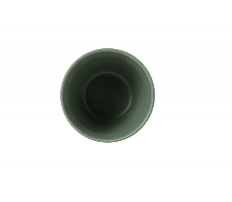 Pot conique Andorra Green porcelaine vitrifiée Ø 10 cm Nourish Andorra Churchill
