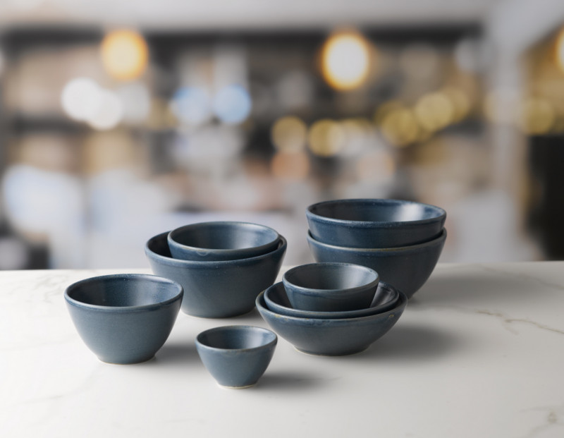Pot conique Andorra Green porcelaine vitrifiée Ø 7 cm Nourish Andorra Churchill