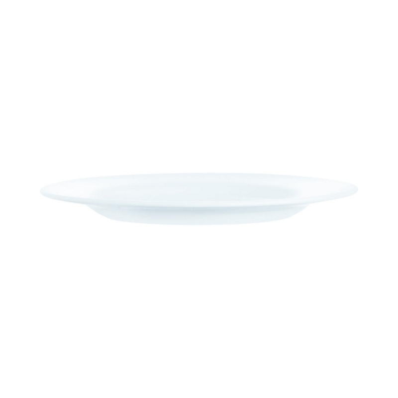 Assiette plate rond blanc verre opal Ø 20,5 cm Intensity Arcoroc