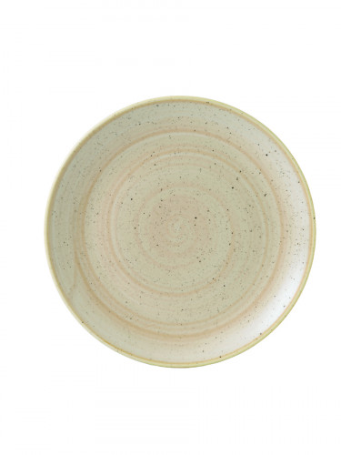 Assiette coupe rond Nutmeg Cream porcelaine vitrifiée Ø 26 cm Stonecast Churchill