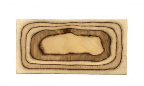 Planche rectangulaire bouleau en bouleau 35x20x1,5 cm De La Roca