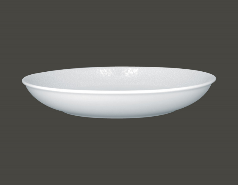 Assiette coupe creuse rond blanc porcelaine Ø 29,7 cm Charm+ Rak