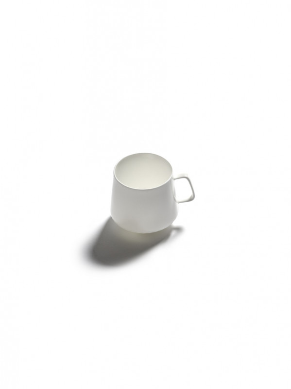 Tasse à cappuccino rond blanc porcelaine bone china Ø 8,5 cm Nido Serax