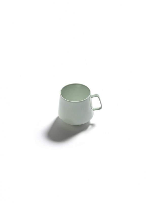 Tasse à cappuccino rond vert porcelaine bone china Ø 8,5 cm Nido Serax