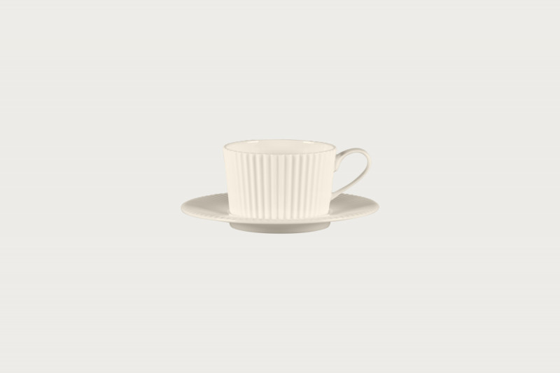 Tasse à thé rond blanc porcelaine bone china 30,6 cl Ø 9,5 cm Spectra Rak