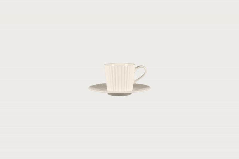 Tasse à espresso rond blanc porcelaine bone china 8,6 cl Ø 6,1 cm Spectra Rak