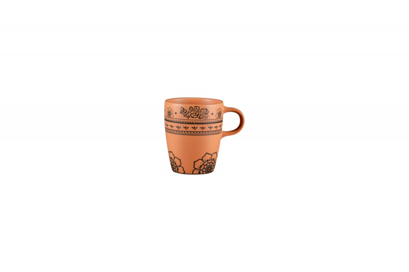 Tasse à thé rond Tero Décor Prima porcelaine 23 cl Ø 7,3 cm Earth Rak