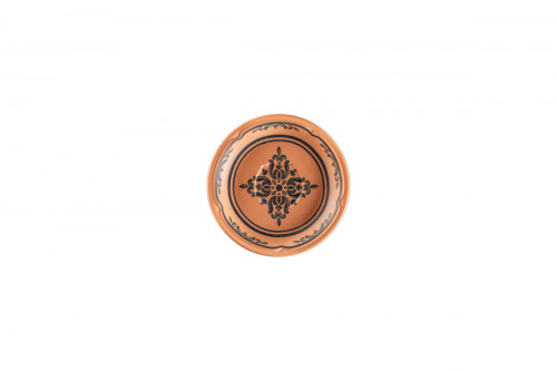 Sous tasse à café/thé rond Tero Décor Ostia porcelaine Ø 15 cm Earth Rak