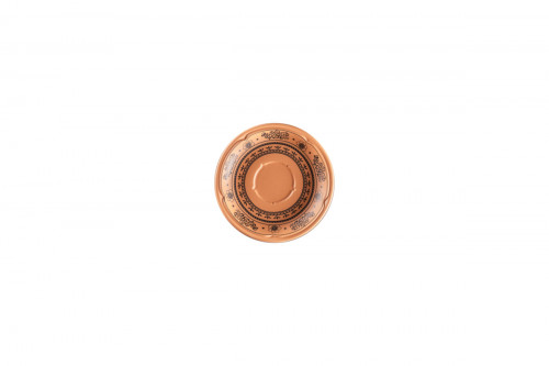 Sous tasse à espresso rond Tero Décor Alexandria porcelaine Ø 13 cm Earth Rak
