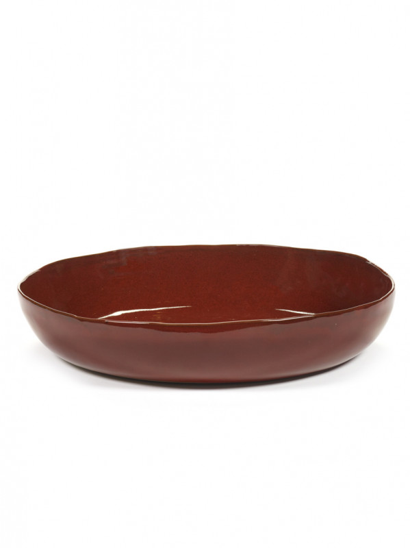 Bol de présentation rond Venetian red grès émaillé Ø 37 cm La Mère Serax