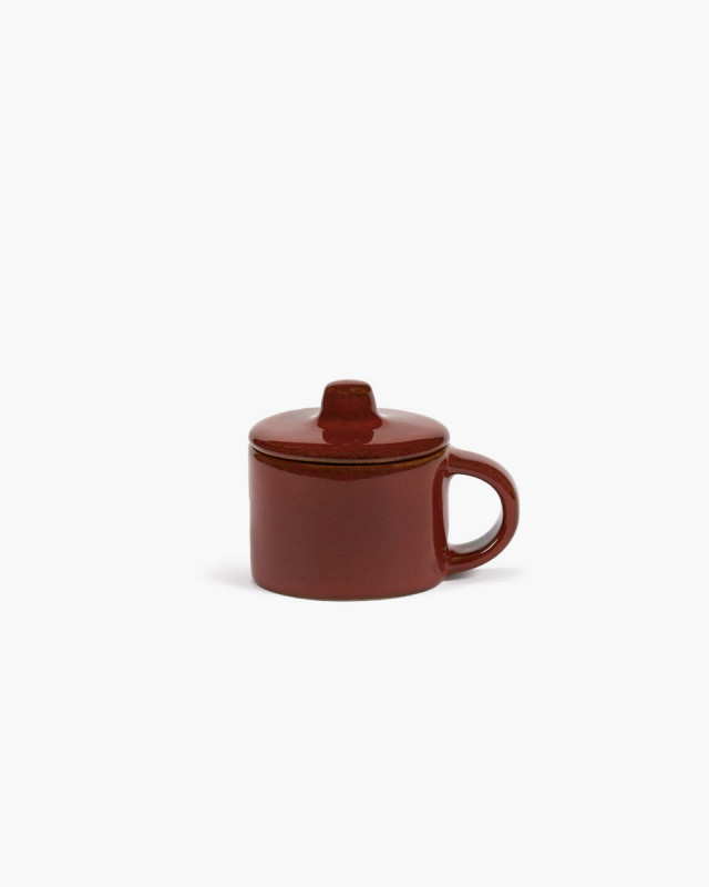Tasse à ristretto rond Venetian red grès émaillé 6 cl 7,5 cm La Mère Serax