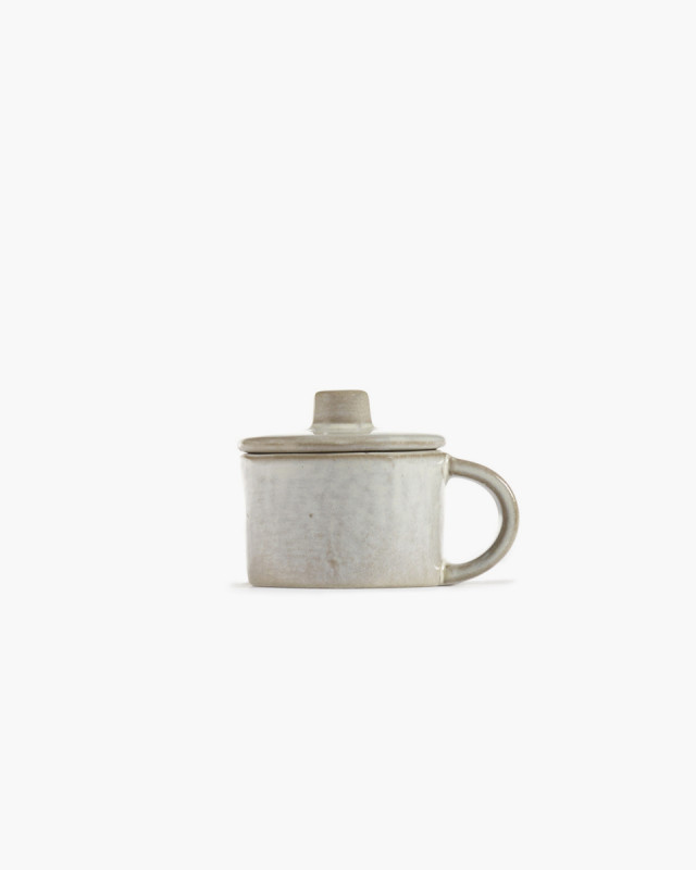 Tasse à espresso rond écru grès émaillé 11 cl 8 cm La Mère Serax