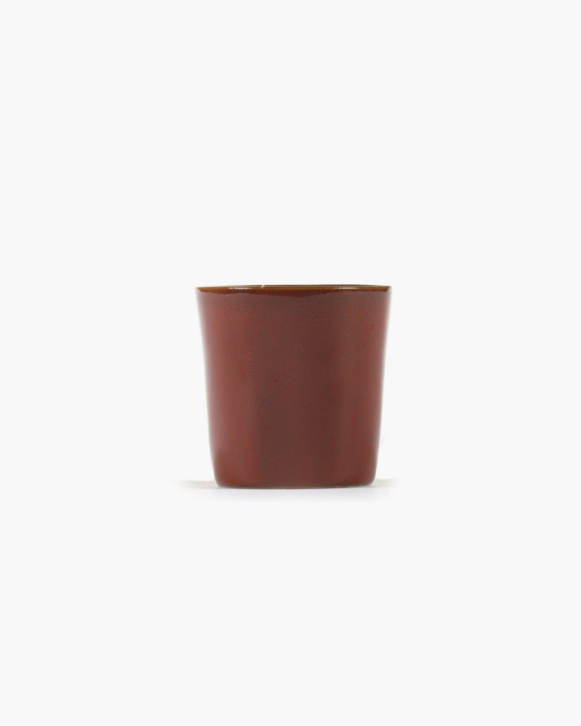 Tasse à café sans anse rond Venetian red grès émaillé 13 cl Ø 7 cm La Mère Serax