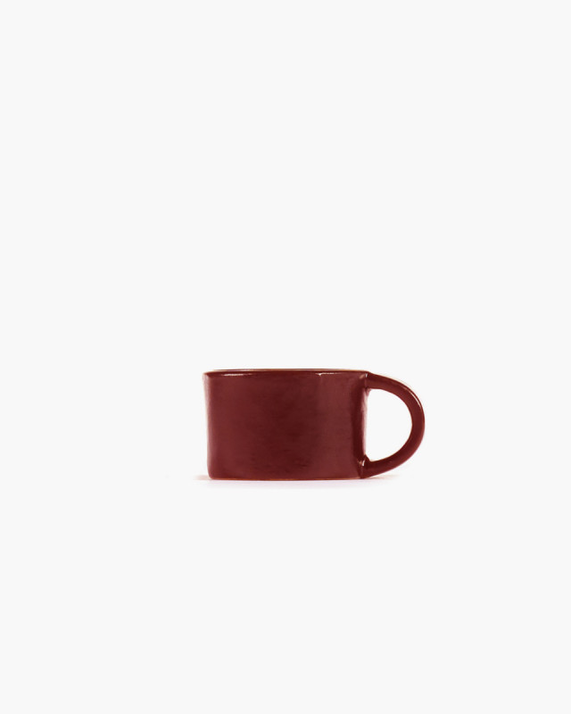 Tasse à ristretto rond Venetian red grès émaillé 6 cl 7,5 cm La Mère Serax