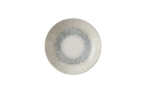 Assiette coupe creuse rond Agate grey porcelaine vitrifiée Ø 24,8 cm Fusion Churchill