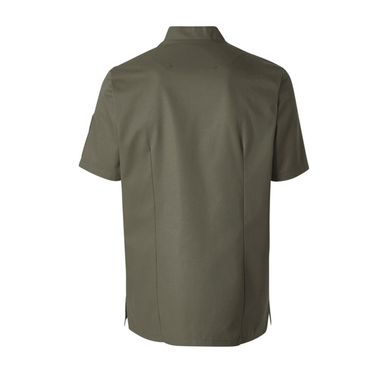 Veste de cuisine homme manche courte vert kaki T0 Shade Molinel