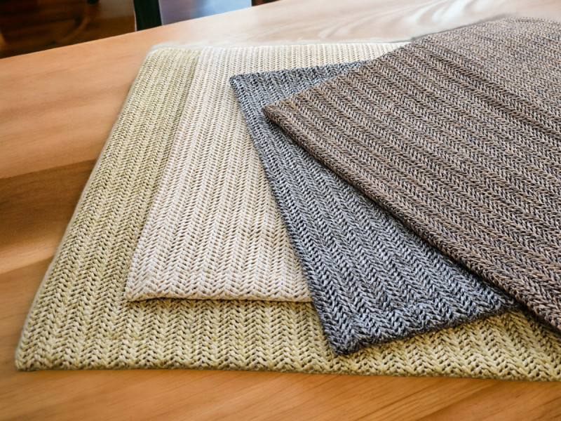Set de table gris polypropylène (pp) Pampa Sonolys