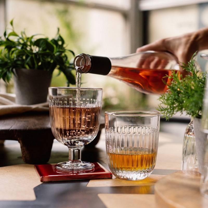 Verre à pied verre pressé 22 cl Ouessant La Rochere
