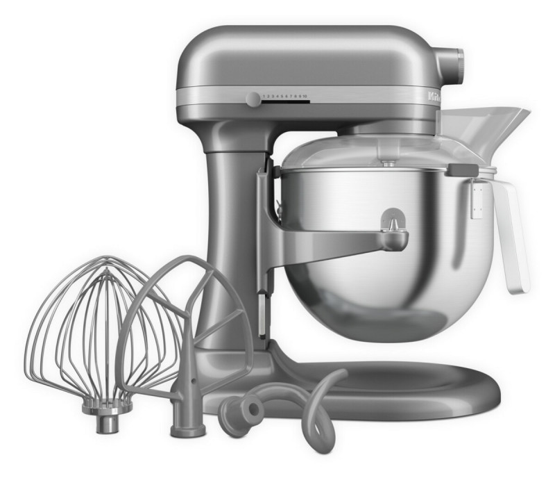 Robot pâtissier rond argent 5KSM70JPXECU 6,6 L 375 W 230v Kitchenaid