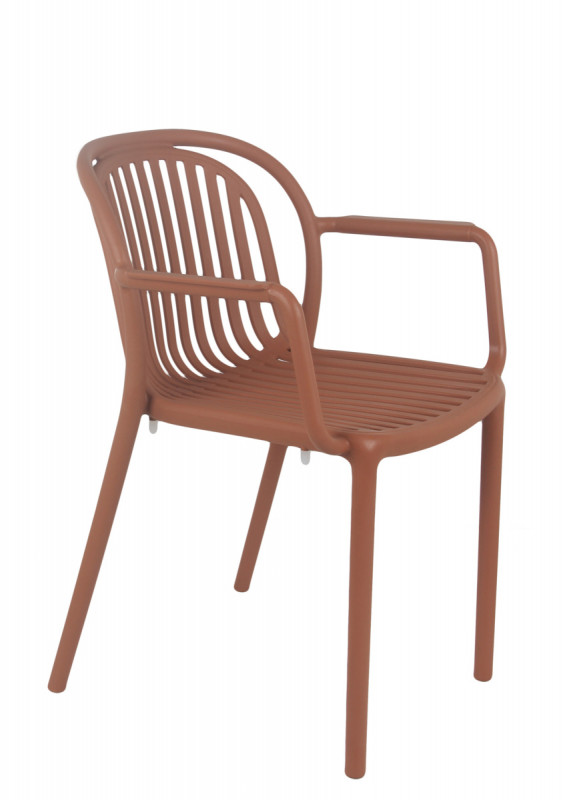 Fauteuil de terrasse terra 78x57x57 cm Jeddah