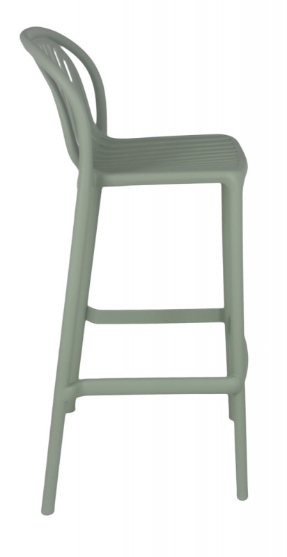 Tabouret de bar de terrasse vert sauge 104x52x49 cm Oman