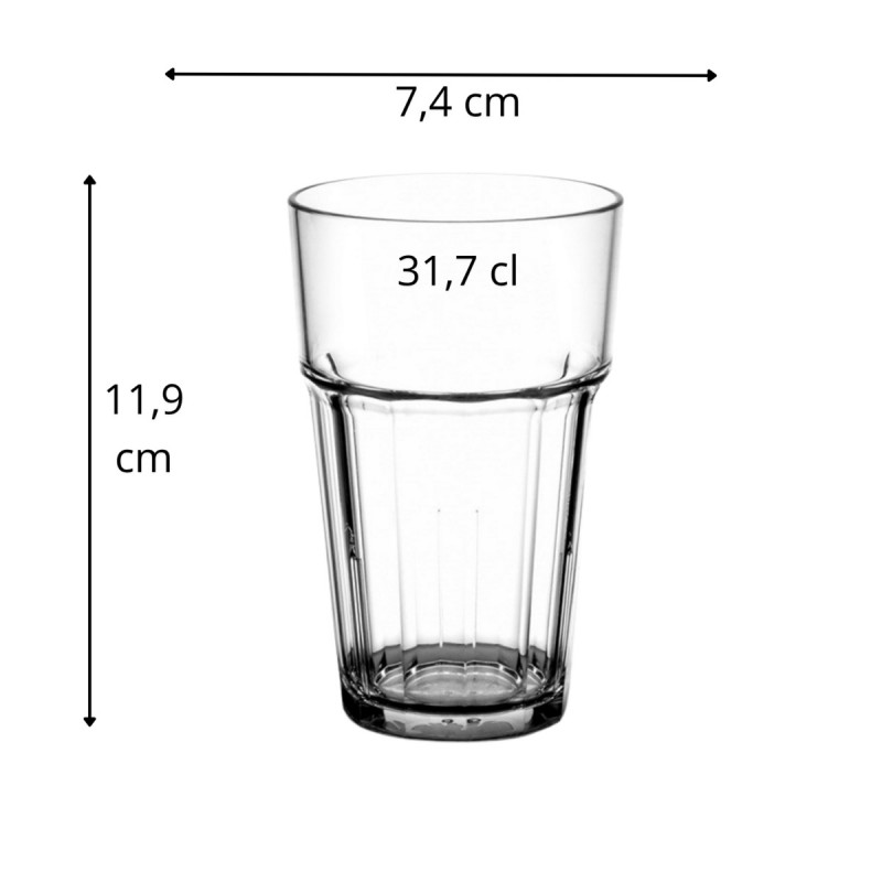 Gobelet forme haute SAN 31,7 cl Graniti