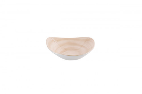 Bol triangulaire Canvas Coral porcelaine vitrifiée Stonecast Churchill