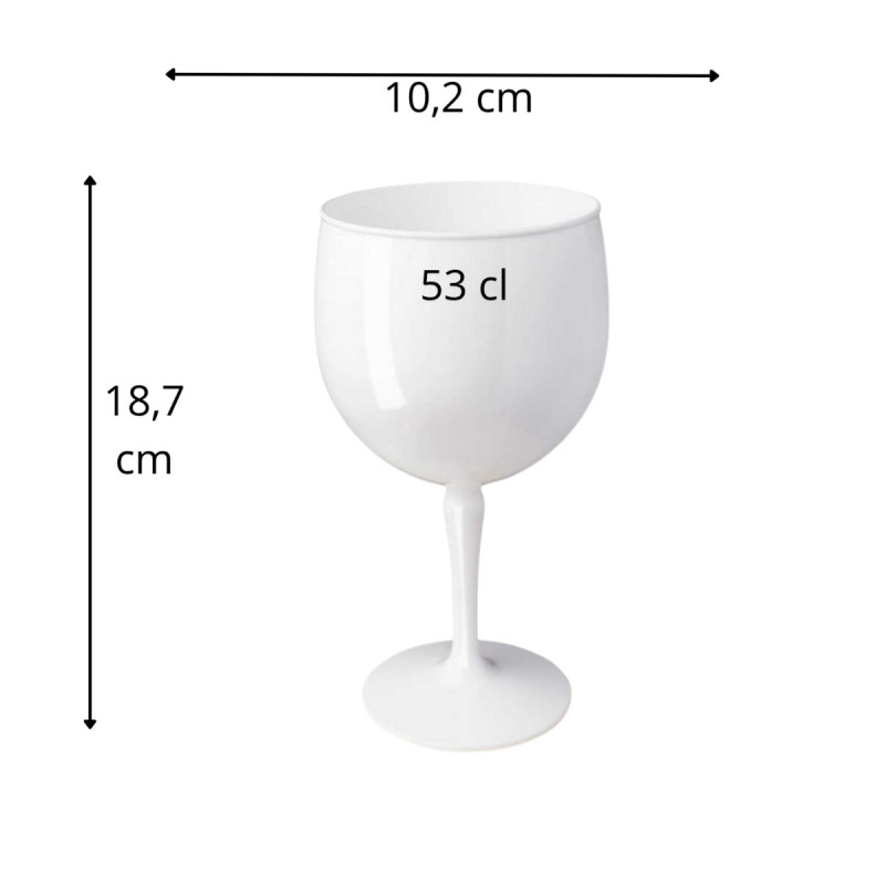 Verre à pied blanc SAN 53 cl Cepage