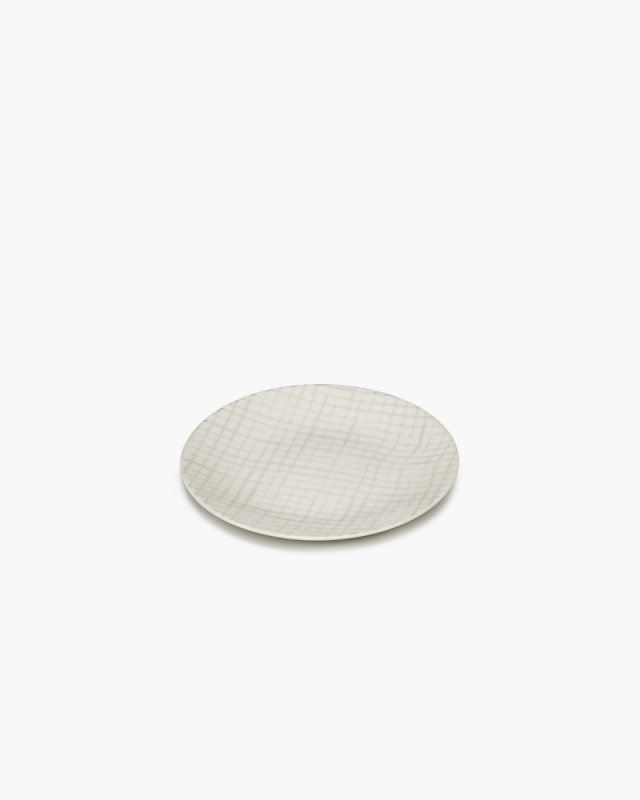 Assiette coupe plate rond Salt porcelaine Ø 18 cm Zuma Serax