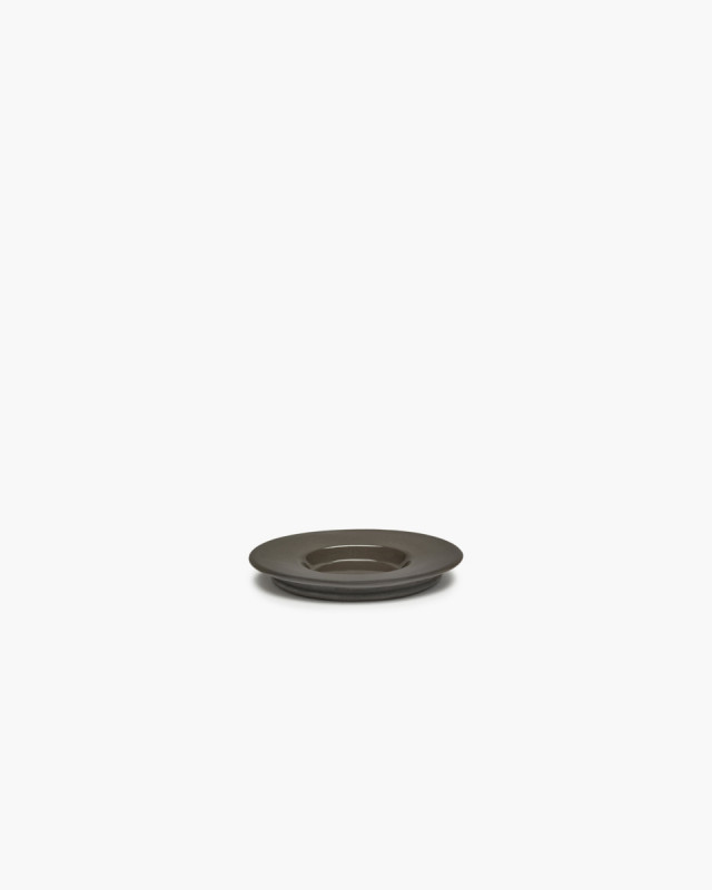Sous tasse à expresso rond Slate porcelaine Ø 11 cm Dune Serax