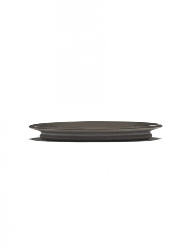 Sous tasse à café rond Slate porcelaine Ø 13 cm Dune Serax