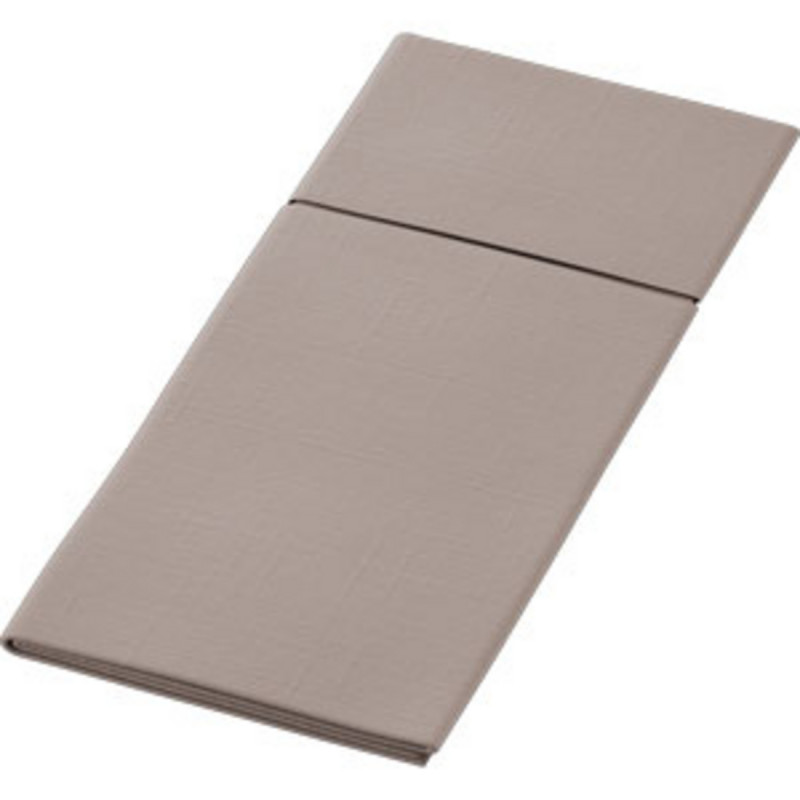 Pochette grège non tissé 40x33 cm Duniletto Duni (65 pièces)